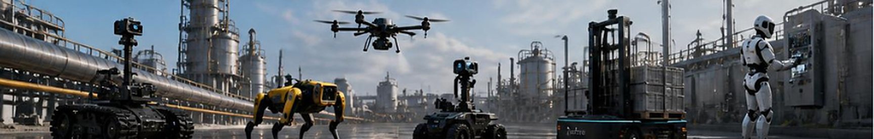 Boru hattı denetimi yapan robotlar